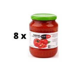 Tomatid omas mahlas TASTE LAND, punane, 660 /360 g x 8 tk. pakett hind ja info | Hoidised, keedised, konservid | kaup24.ee