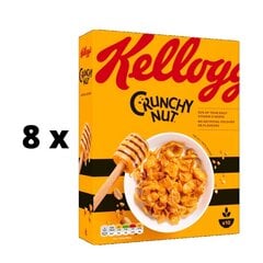 Helbed KELLOGG'S Crunchy Nut, 375g x 8 tk. pakett hind ja info | Hommikuhelbed | kaup24.ee