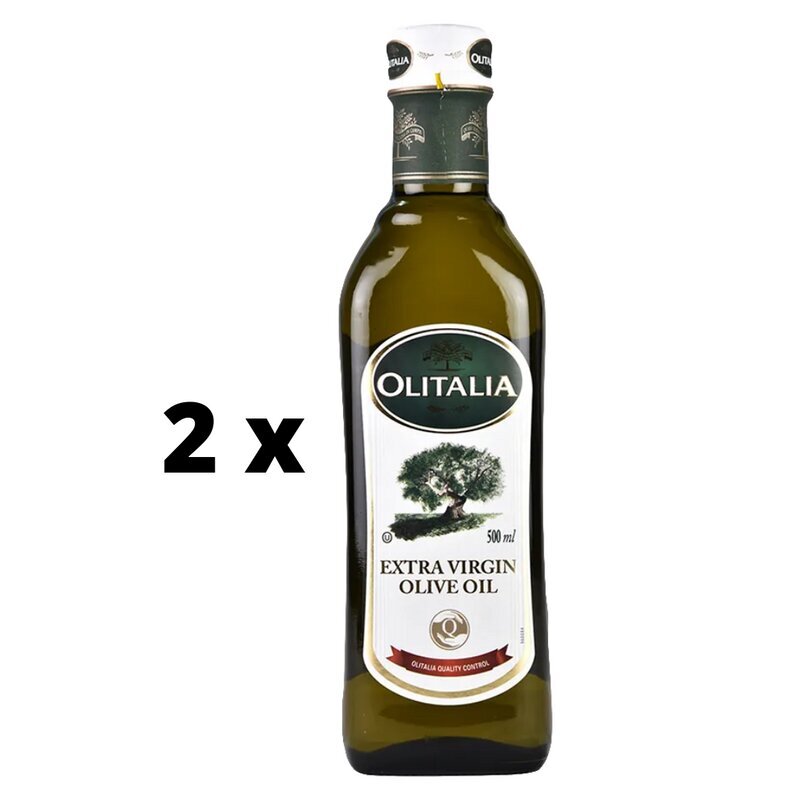 Oliiviõli OLITALIA Extra Virgin, 500 ml x 2 tk. pakett цена и информация | Õli, äädikas | kaup24.ee