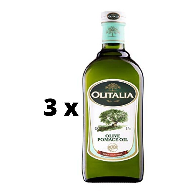 Oliivijääkõli OLITALIA, 1 l x 3 tk. pakett цена и информация | Õli, äädikas | kaup24.ee