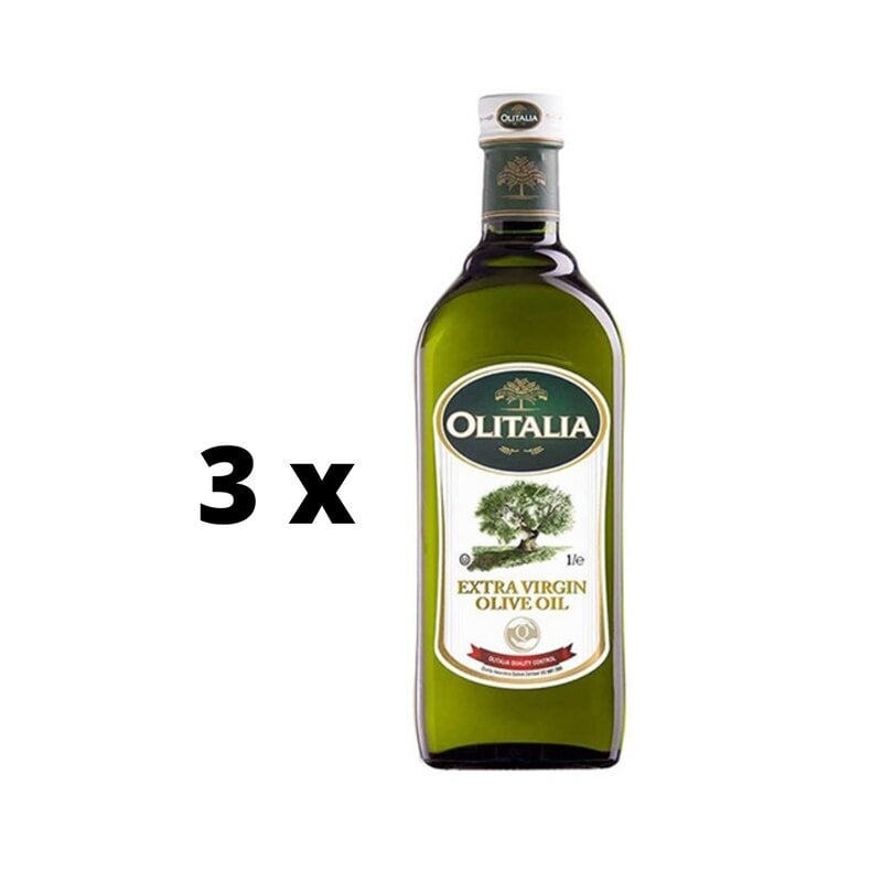 Oliiviõli OLITALIA, Extra virgin, 1 l x 3 tk. pakett цена и информация | Õli, äädikas | kaup24.ee