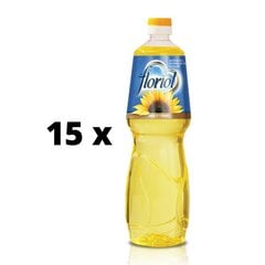 FLORIOL Päevalilleõli, 1 l x 15 tk. pakett цена и информация | Масло, уксус | kaup24.ee