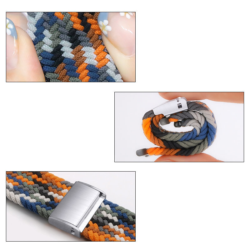 iLike Braided Strap hind ja info | Nutikellade ja nutivõrude tarvikud | kaup24.ee