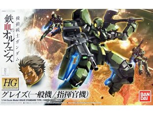 Сборная пластиковая модель Bandai - HG Graze (Standard Type/Commander Type) Iron-Blooded Orphans, 1/144, 60382 цена и информация | Конструкторы и кубики | kaup24.ee