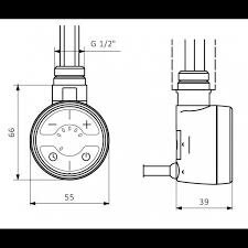 Elektriline käterätikuivati EP50x96KLD valge 300W hind ja info | Vannitoa radiaatorid ja käterätikuivatid | kaup24.ee