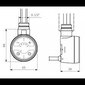 Elektriline käterätikuivati EP50x96KLD valge 300W hind ja info | Vannitoa radiaatorid ja käterätikuivatid | kaup24.ee