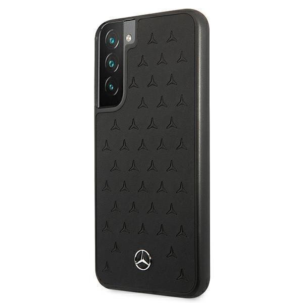 Mercedes MEHCS22MPSQBK S22 + S906 black / black hardcase Leather Stars Pattern цена и информация | Telefoni kaaned, ümbrised | kaup24.ee