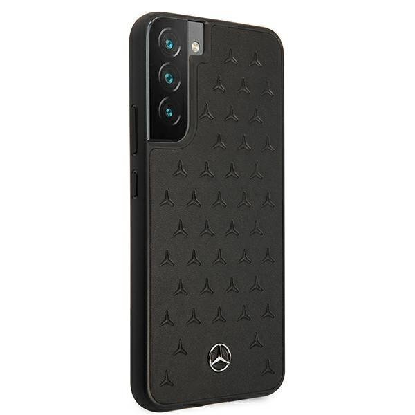 Mercedes MEHCS22MPSQBK S22 + S906 black / black hardcase Leather Stars Pattern hind ja info | Telefoni kaaned, ümbrised | kaup24.ee