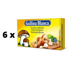 Грибной бульон Gallina Blanca, 6 упаковок по 8 шт. (80 г.) цена и информация | Супы, бульоны | kaup24.ee