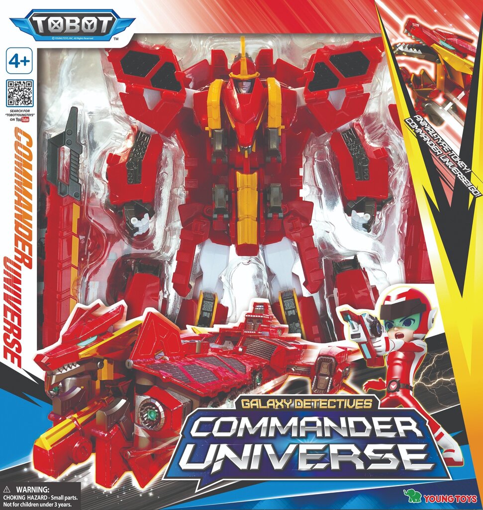 Transformeris Tobot „Galaxy Detectives“ Commander Universe, 33 cm цена и информация | Poiste mänguasjad | kaup24.ee