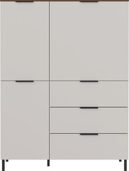Шкаф California 1470, светло-серый/коричневый цена и информация | Шкафчики в гостиную | kaup24.ee