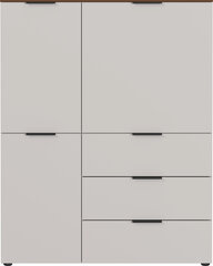 Шкаф California 1470, светло-серый/коричневый цена и информация | Шкафчики в гостиную | kaup24.ee