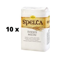 Мука пшеничная Spelta, светлая, 1 кг x 10 шт. упаковка цена и информация | Мука | kaup24.ee
