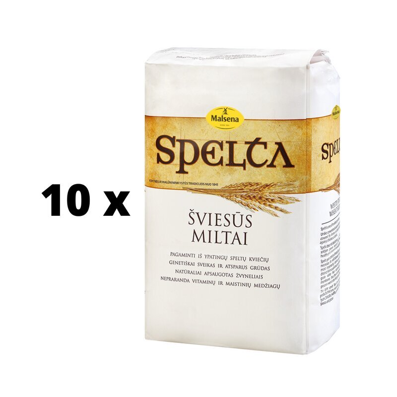 Nisujahu SPELTA, hele, 1 kg x 10 tk. pakett hind ja info | Jahu | kaup24.ee