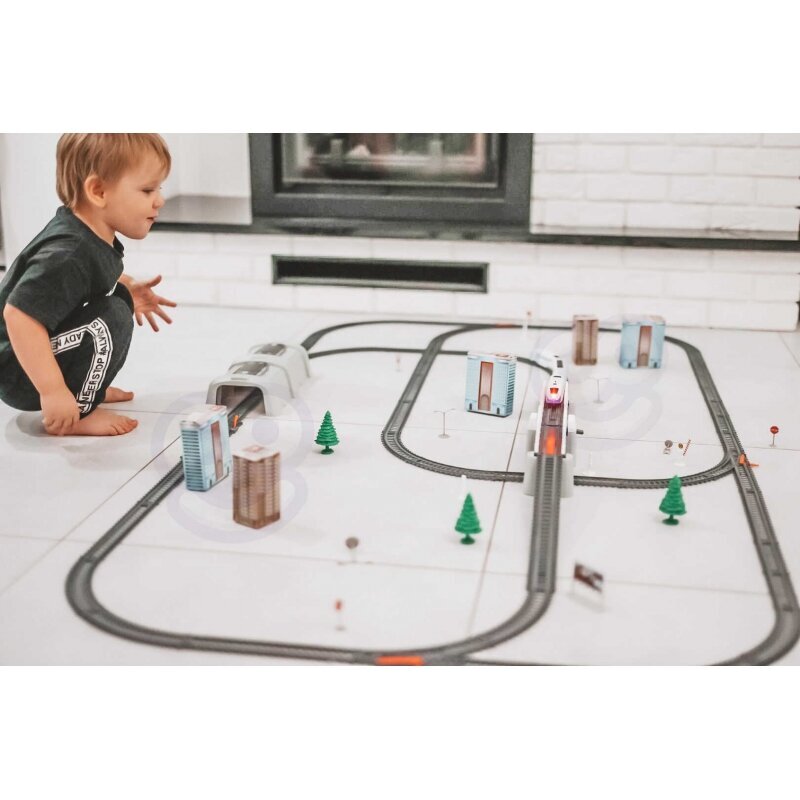 Elektriline raudtee koos tarvikutega, 914 cm цена и информация | Poiste mänguasjad | kaup24.ee