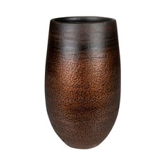 Керамический горшок Mya 18 x 30(В) см, круглый, коричневый цена и информация | Вазоны | kaup24.ee