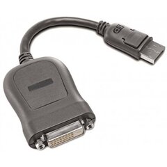 Lenovo Display Port to Single-Link DVI-D (Digital) Monitor Adapter Cable Lenovo 20 cm m hind ja info | Lenovo Arvutite lisaseadmed | kaup24.ee