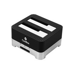Внешний блок CoolBox COO-DUPLICAT2 2,5"-3,5" SATA USB 3.0 цена и информация | Жёсткие диски (SSD, HDD) | kaup24.ee