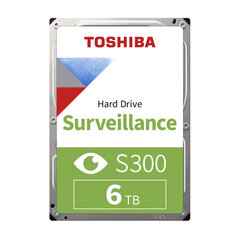Toshiba S300 6 TB Buffer 256 MB цена и информация | Внутренние жёсткие диски (HDD, SSD, Hybrid) | kaup24.ee