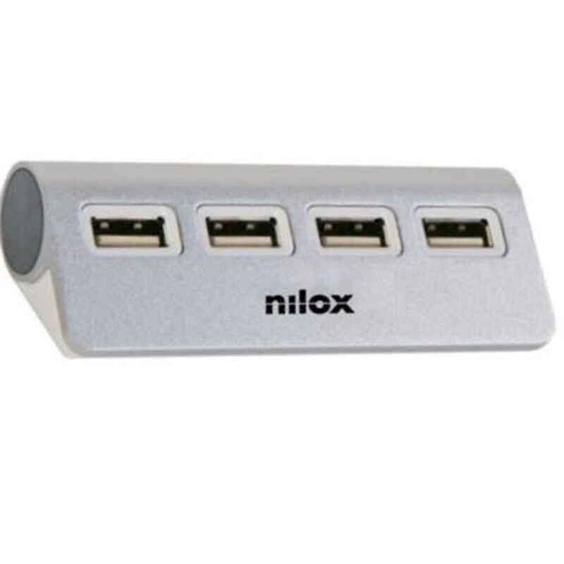 USB šakotuvas Nilox NXHUB04ALU2 цена и информация | USB jagajad, adapterid | kaup24.ee