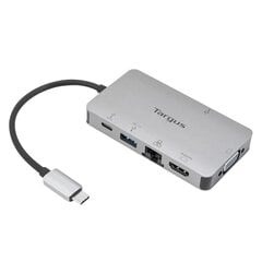 Notebook dock Targus USB-C, 4K HDMI/VGA (100 W) hind ja info | USB jagajad, adapterid | kaup24.ee