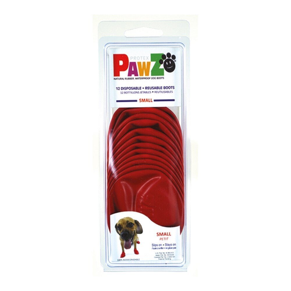 Kingad Pawz Dog 12 tk. Punane hind ja info | Hooldusvahendid loomadele | kaup24.ee