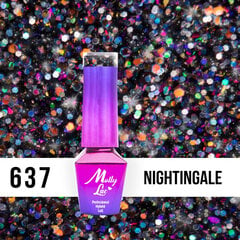 Гель лак для ногтей Molly Lac - Spotlight Nightingale 5 мл Но. 637 цена и информация | Лаки для ногтей, укрепители для ногтей | kaup24.ee