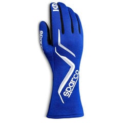 Men's Driving Gloves Sparco LAND Sinine Suurus 9 S3727759 цена и информация | Перчатки для турника и фитнеса | kaup24.ee