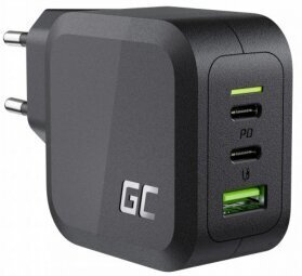 Green Cell GC PowerGaN 65 W USB-C PD laadija sülearvutite, MacBooki, tahvelarvutite ja nutitelefonide jaoks hind ja info | Mobiiltelefonide laadijad | kaup24.ee