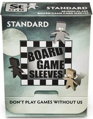 Board Games Sleeves - Non-Glare - Standard (63x88mm) - 50 Pcs цена и информация | Настольные игры, головоломки | kaup24.ee