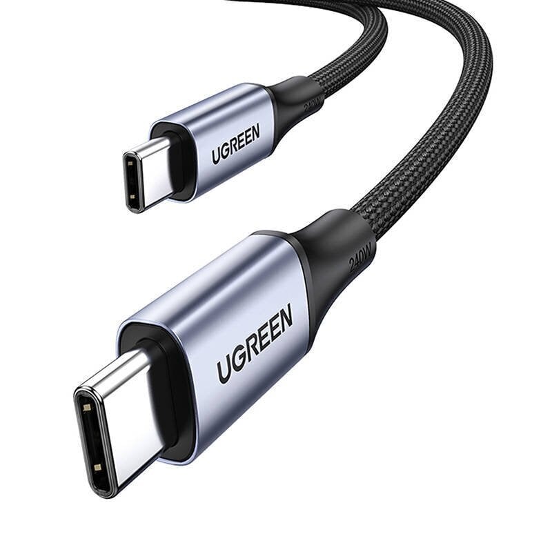 USB-C to USB-C UGREEN USB4 Cable, 240W, 2m (Black) цена и информация | Mobiiltelefonide kaablid | kaup24.ee