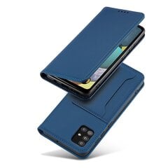 Fusion Magnet Card raamatukott Samsung A526 / A525 / A528 Galaxy A52 5G / A52 4G / A52s sinine цена и информация | Чехлы для телефонов | kaup24.ee