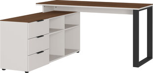 Письменный стол угловой Ancona 4223, коричневый/светло-серый цена и информация | Компьютерные, письменные столы | kaup24.ee