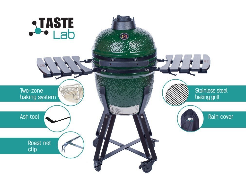 Keraamiline grill Kamado TasteLab 18" hind ja info | Grillid | kaup24.ee