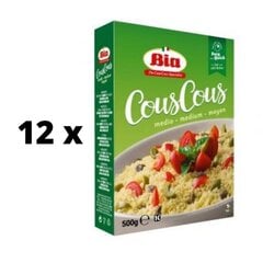 Kuskuss Bia, kõva nisu, 0,5 kg x 12 tk hind ja info | Kuivained, tangud, riis | kaup24.ee