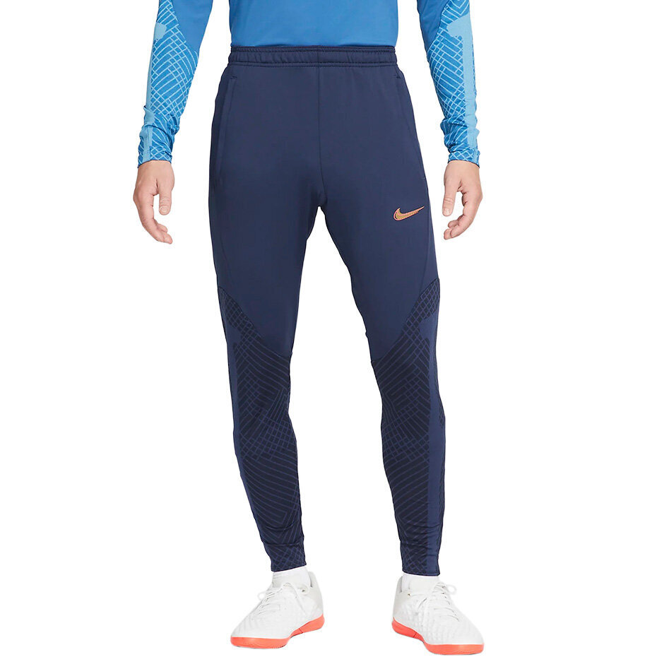 Meeste dressipüksid Nike Dri-Fit Strike Strike Pant Kpz DH8838 410, tumesinine цена и информация | Jalgpalli varustus ja riided | kaup24.ee