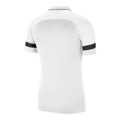 Laste T-särk Nike Dri-FIT Academy 21 Polo SS, valge CW6106 100 hind ja info | Jalgpalli varustus ja riided | kaup24.ee