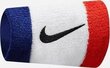 Käepaelad Nike Swoosh 2 tk, N0001586620, sinine / valge / punane hind ja info | Välitennise tooted | kaup24.ee