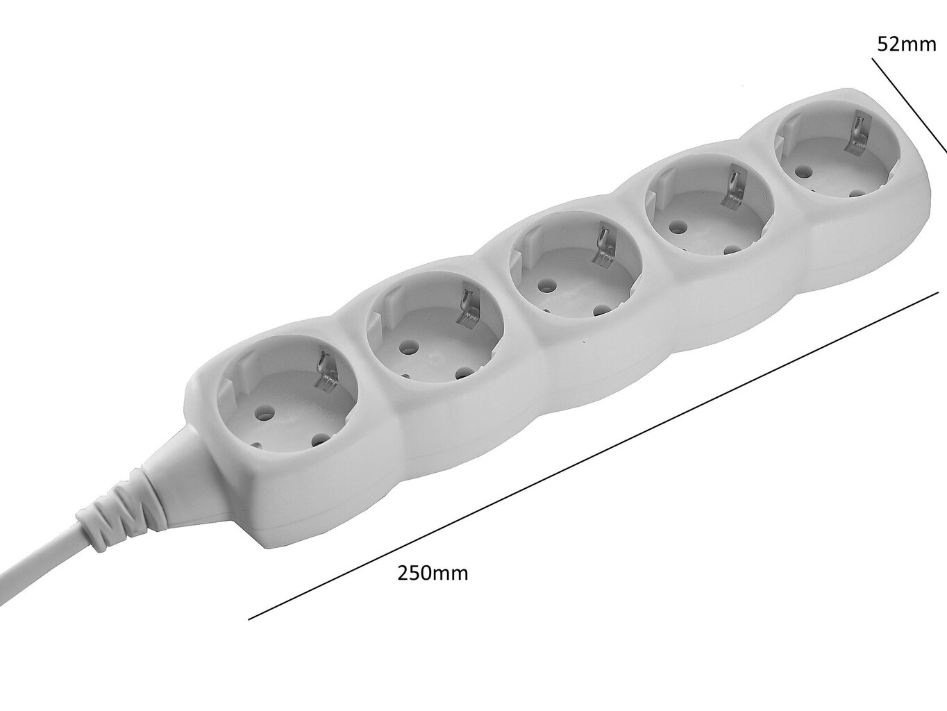 Pikendusjuhe G.LUX H-5/165 1,5 meetrit hind ja info | Pikendusjuhtmed, kaablid | kaup24.ee