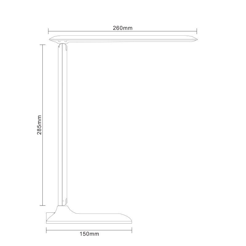 LED laualamp G.LUX GD-1408 valge цена и информация | Laualambid | kaup24.ee