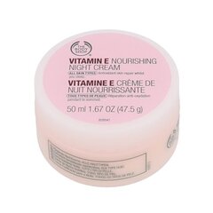 Увлажняющий ночной крем для лица The Body Shop Vitamin E, 50 мл цена и информация | Кремы для лица | kaup24.ee