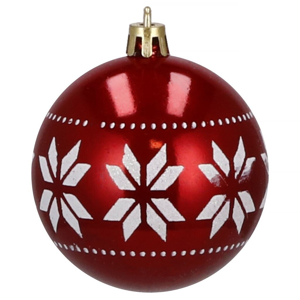Jõuluehted jõulupuu jaoks, punased, 30tk., 5 cm hind ja info | Kuuseehted | kaup24.ee