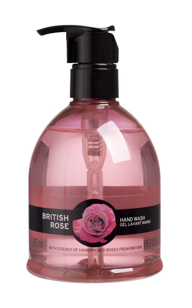 Vedel kätepesuseep The Body Shop British Rose 275 ml цена и информация | Seebid | kaup24.ee