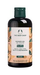 Гель для душа The Body Shop Argan Nutty & Resfreshing 250 мл цена и информация | Масла, гели для душа | kaup24.ee