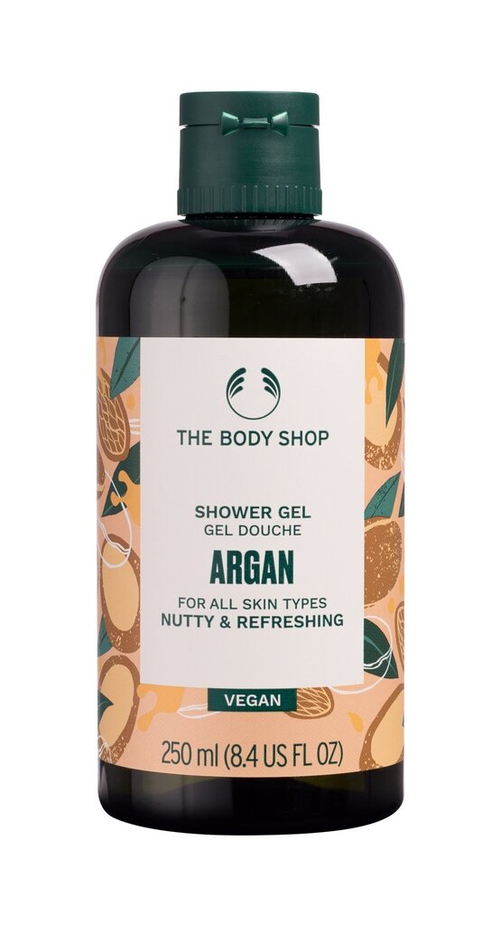 Dušigeel The Body Shop Argan Nutty & Resfreshing 250 ml hind ja info | Dušigeelid, õlid | kaup24.ee