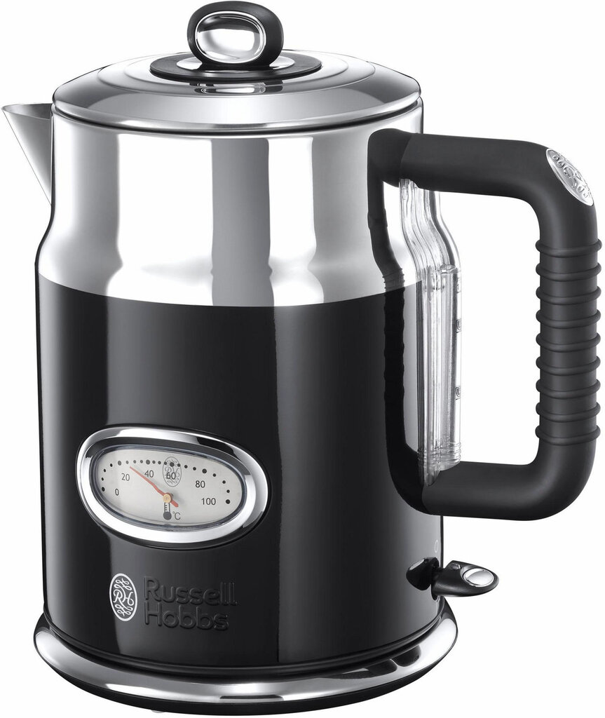 Veekeetja Russell Hobbs 21671-70, must/hõbedane hind ja info | Veekeetjad | kaup24.ee