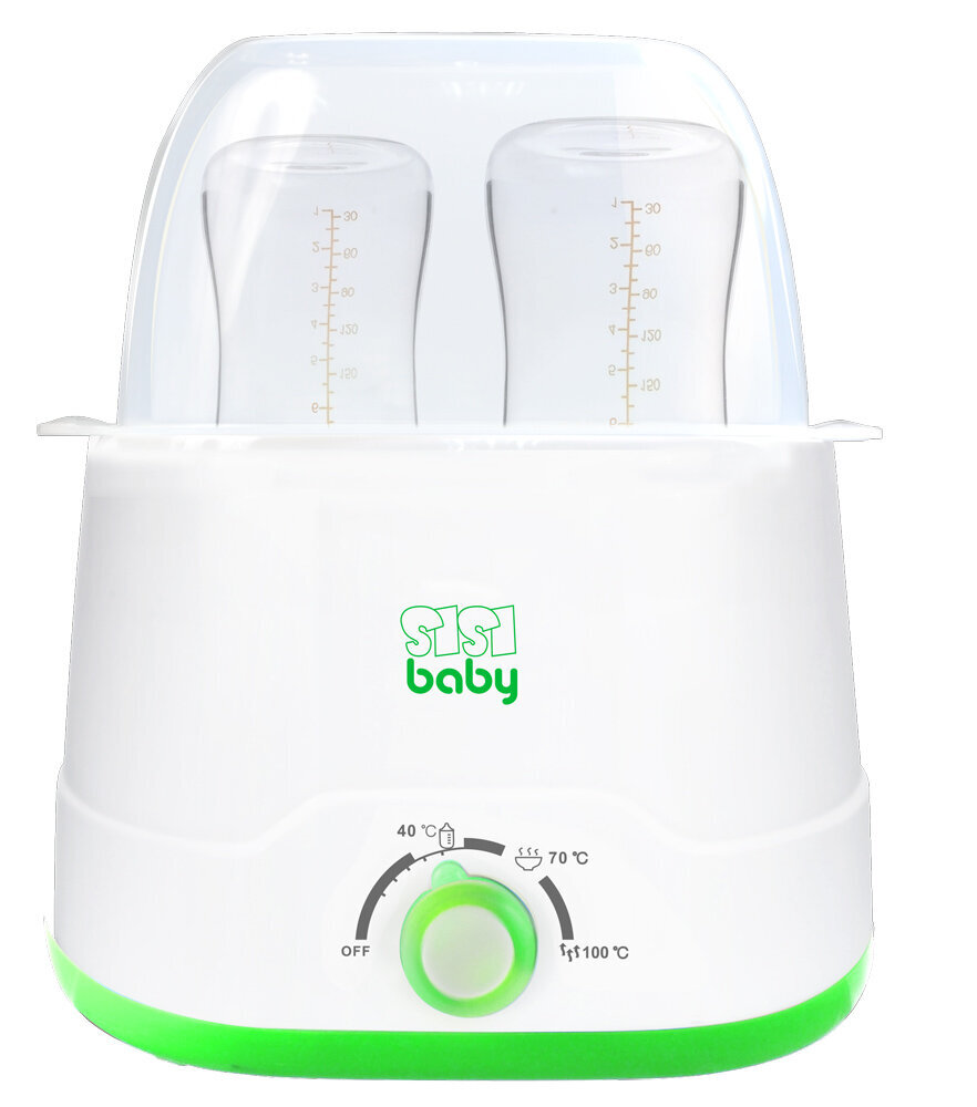 Topeltsoojendi SBC-204 SisiBaby® pudelite jaoks hind ja info | Lutipudelite soojendajad ja sterilisaatorid | kaup24.ee