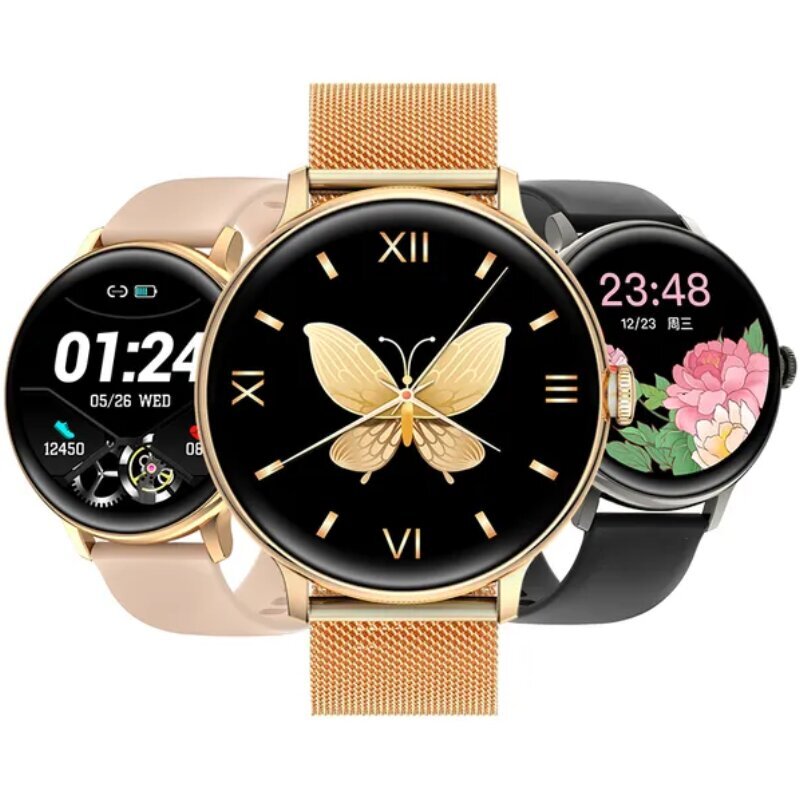 Naiste käekell Smart watch Q71PRO BK SIL with BT call and SOS button цена и информация | Nutikellad (smartwatch) | kaup24.ee