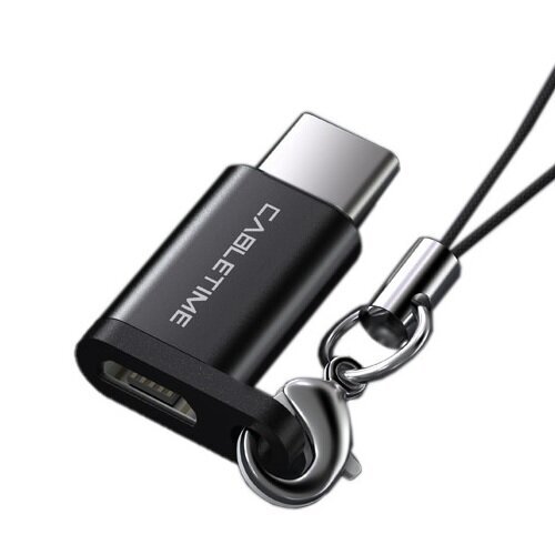 OTG adapter USB 2.0 Type-C (M) - micro USB (F) цена и информация | USB jagajad, adapterid | kaup24.ee