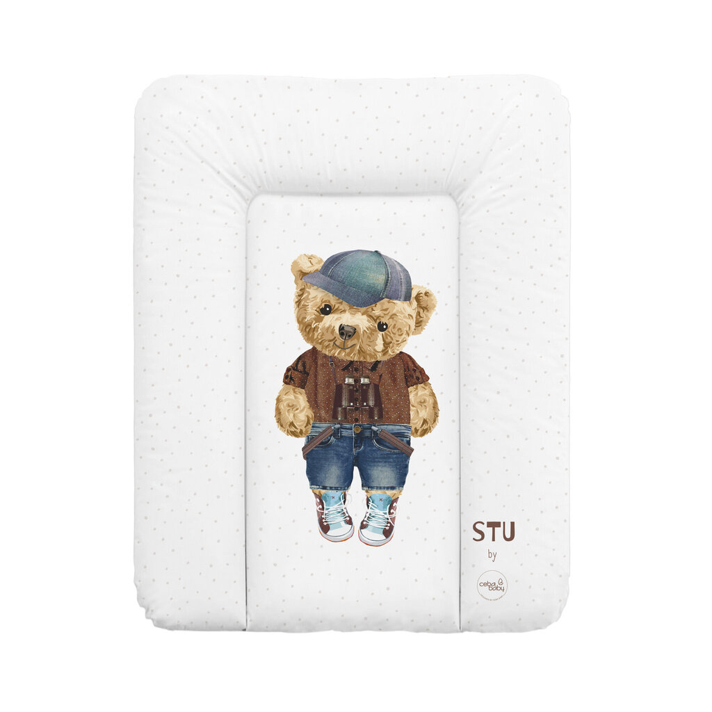 CebaBaby mähkimisalus Fluffy Puffy Stu 70x50cm W-143-132-683 hind ja info | Mähkimislinad | kaup24.ee